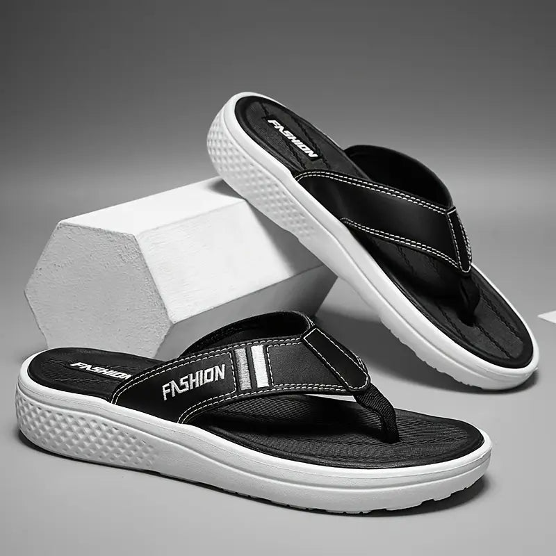 Men’s Summer Flip-Flops – Soft, Water-Friendly Sole & All-Day Comfort