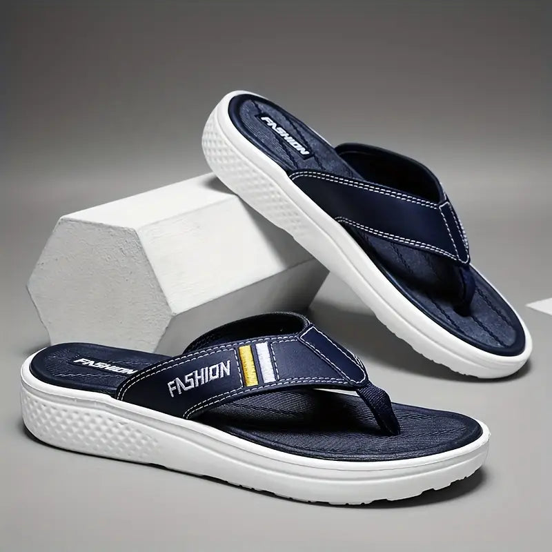 Men’s Summer Flip-Flops – Soft, Water-Friendly Sole & All-Day Comfort
