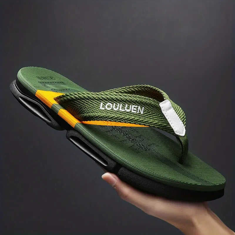 Men’s Slip-On Moccasin Slippers – Non-Slip Sole, Indoor/Outdoor Comfort