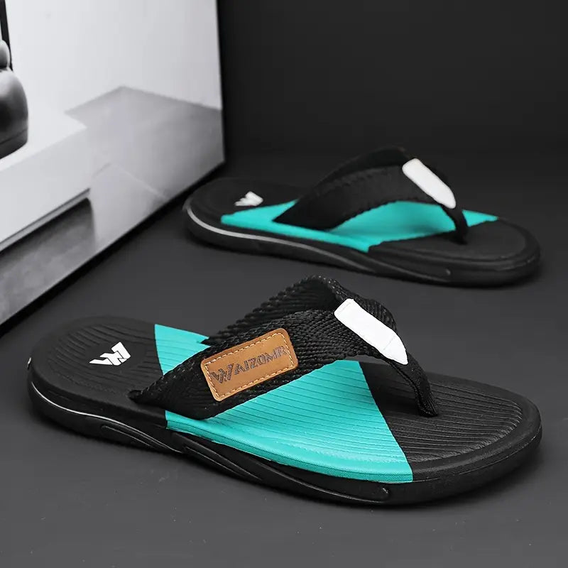 Men’s Trendy Thong Sandals – Casual Non-Slip Flip-Flops for Spring & Summer