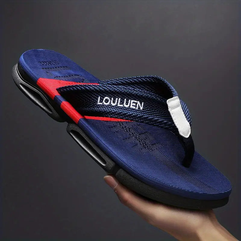 Men’s Slip-On Moccasin Slippers – Non-Slip Sole, Indoor/Outdoor Comfort